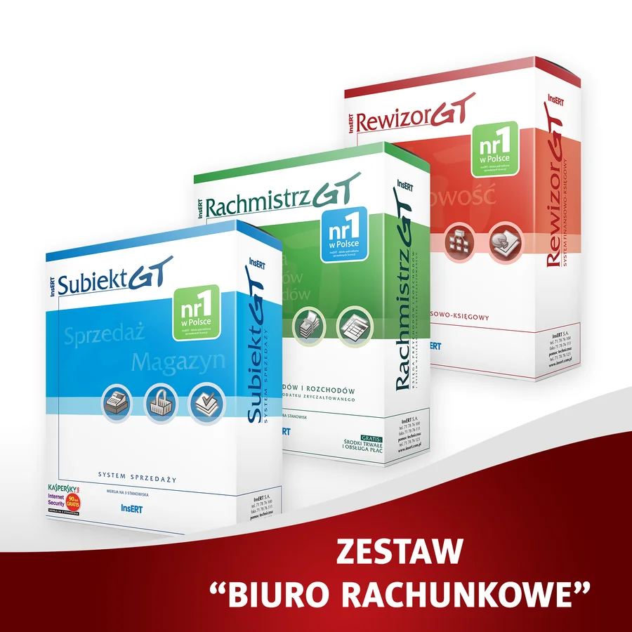 Zestaw programów InsERT GT dla biura rachunkowego
